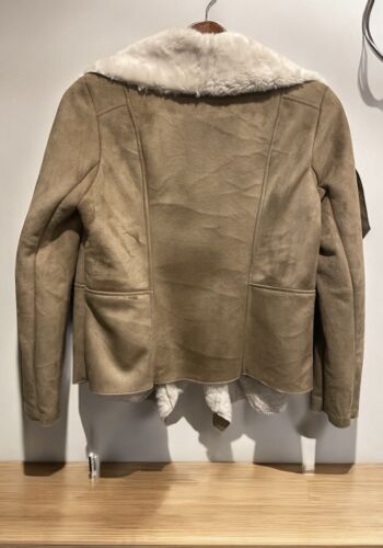 Bernardo Women’s Caramel Feux Suade 23067 Jacket Size XS Petite - Picture 2 of 7