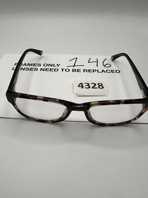 ANNE KLEIN AK5032 505 52-17-135 EYEGLASSES PLUM TORTOISE  display picture 1