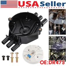 Ignition Distributor Cap & Rotor Kit for Chevy Cadillac GMC V6 4.3L DR475 D328A