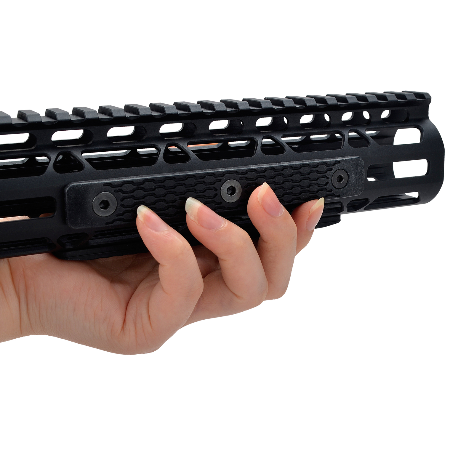 Coperture Paramani In Gomma Per Corrimano MLOK - Set Da 4 Pezzi, ABS Morbido, Facile Montaggio