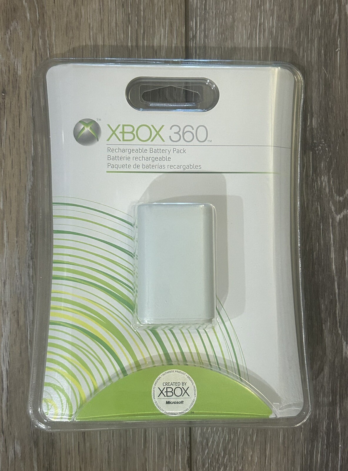 Xbox 360 Rechargeable Battery Pack White OEM Genuine Microsoft New
