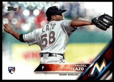 2016 Topps #436 Raudel Lazo Miami Marlins Rookie Card