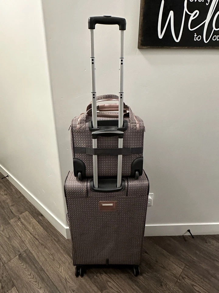 Juego de Equipaje Giratorio Expandible Colección Sheffield LONDON FOG Rosa Foto 4 de 4