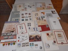 23 Seiten Gedenkbl&auml;tter, Sonderstempel, Ersttagsstempel, Post Sonderausgaben
