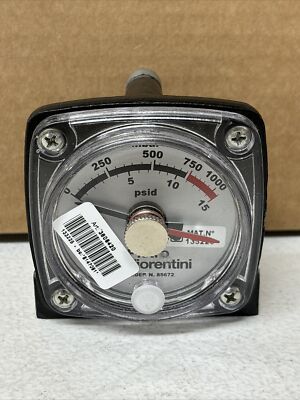 Pietro Fiorentini Differential Pressure Gauge 1000 MBAR 15 PSID 133226