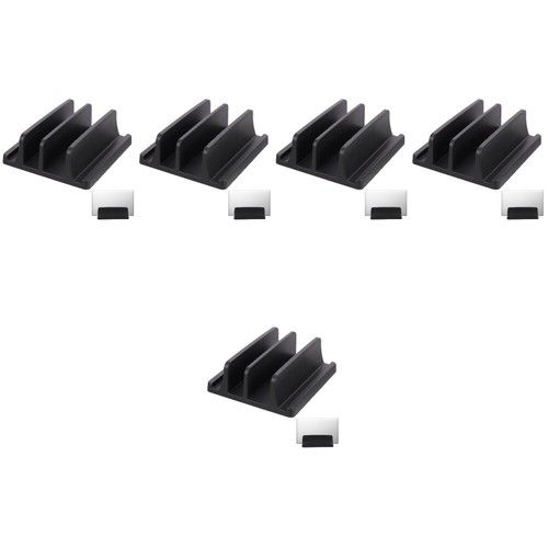 Set of 5 Notebook Bracket Double Slot Office Vertical Laptop Stand - Afbeelding 5 van 12