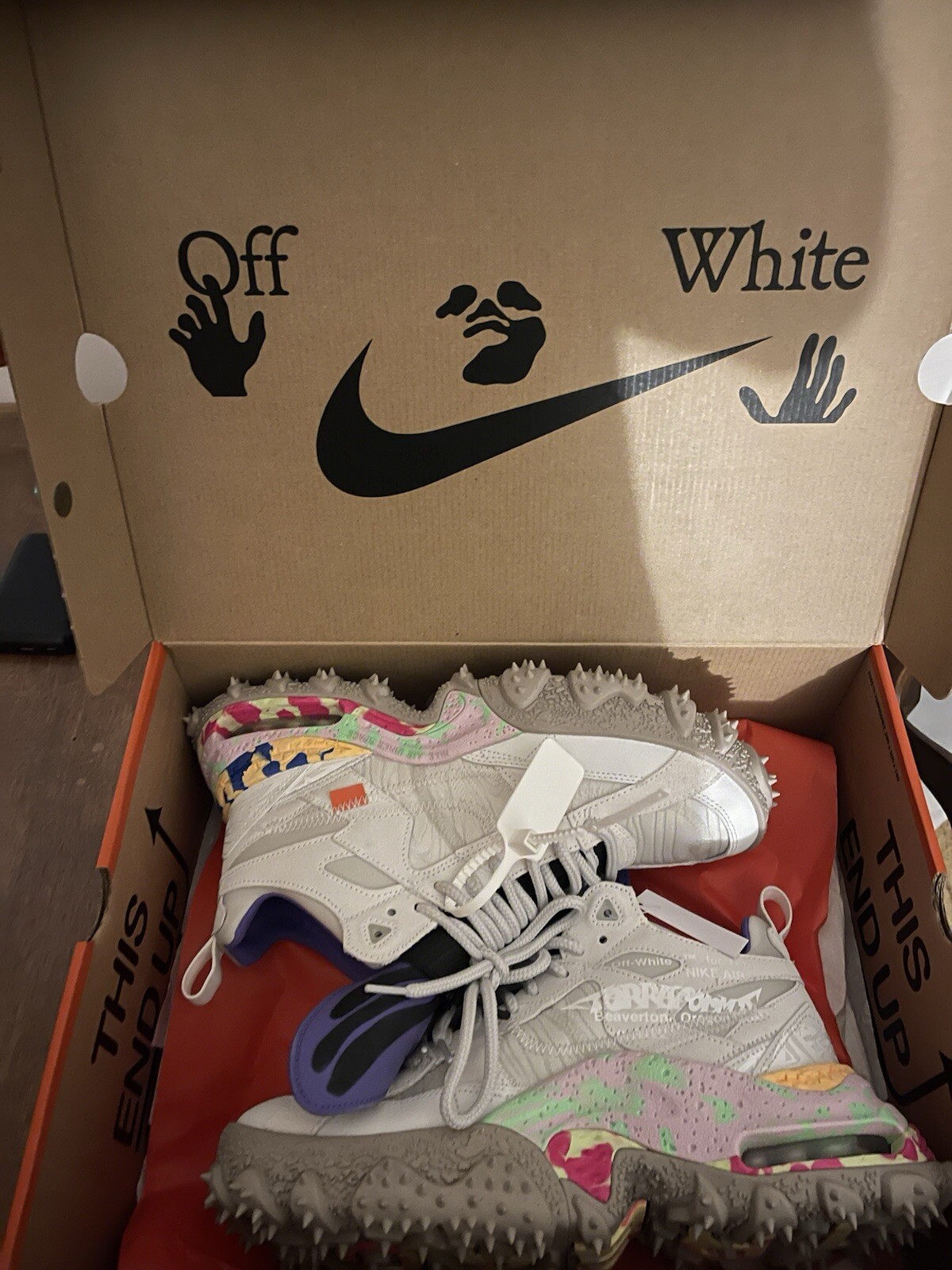 OFF WHITE X NIKE Nike Air Terra Forma x Off White Summit White Psychic Purple 44