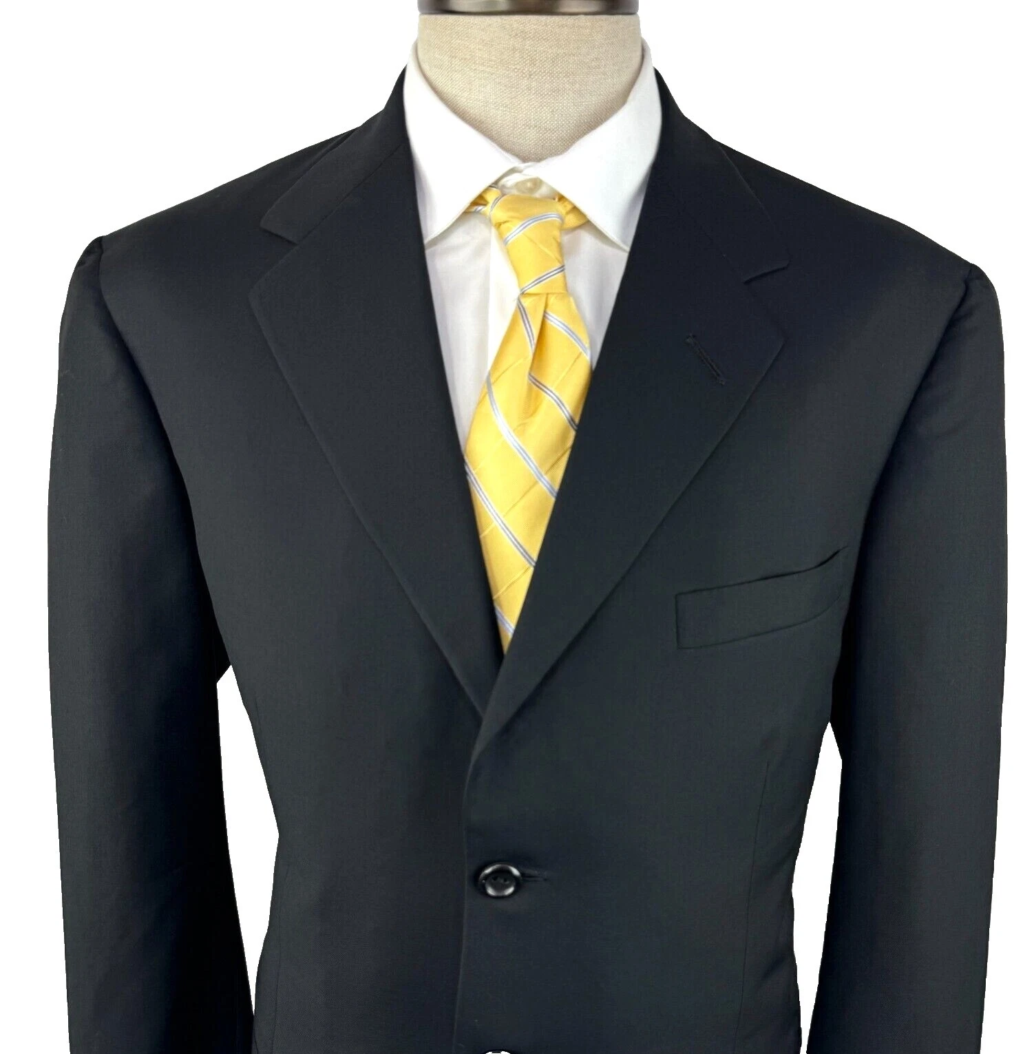 Trajes y Blazers Oxxford Negro Sólido para hombres