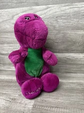 VINTAGE 1992 ORIGINAL LYONS GROUP BARNEY PURPLE DINOSAUR  13” PLUSH DOLL