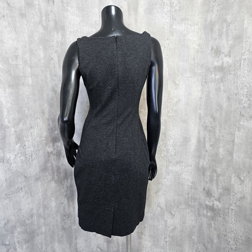 Abito tubino MM.Lafleur donna 8 Lydia senza maniche girocollo scollo barca grigio scuro - Foto 5 di 8