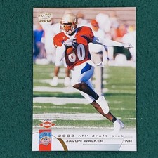 Javon Walker 2002 Pacific football Rookie card #463 Florida State Wide Receiver. rookie card picture