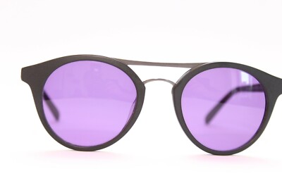 Sonnenbrille Unisex Blue Matrix  BM773 col1114 Schwarz 50[]22 Rund Kunststoff