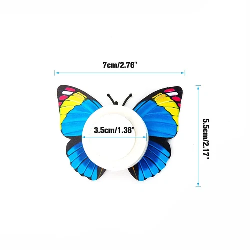 12 Stck. 3D Schmetterling LED Wandaufkleber Leuchtend Schlafzimmer Zum Selbermachen Wohndeko Nachtlicht - Bild 4 von 14