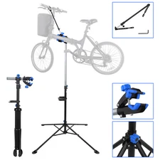 Pro Bicycle Repair Stand Rack 42-74" Adjustable Bike Mending Rack 360° Clamps
