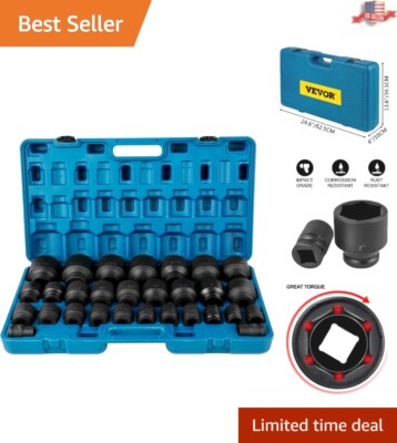 Precision-Crafted 3/4-Inch Drive Socket Set - Superior Performance for Mechanics