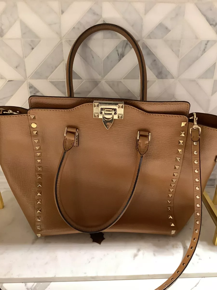 valentino rockstud tote bag