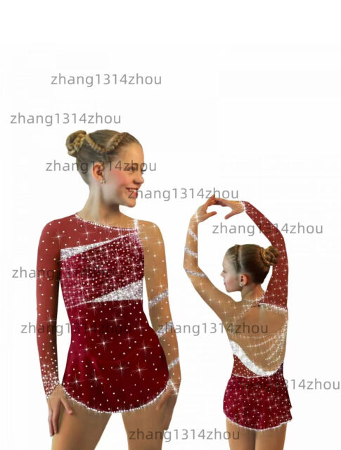 2023Brand New Ice Figure Skating Dress Baton Twirling Dress customized size