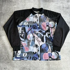 Vintage 90s Uhlsport Soccer Football Goalkeeper Goalie Abstract Jersey Top Sz XL
