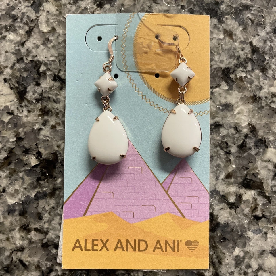 Pendiente Alex And Ani Birch Rowdrop dorado talla única Foto 2 de 3