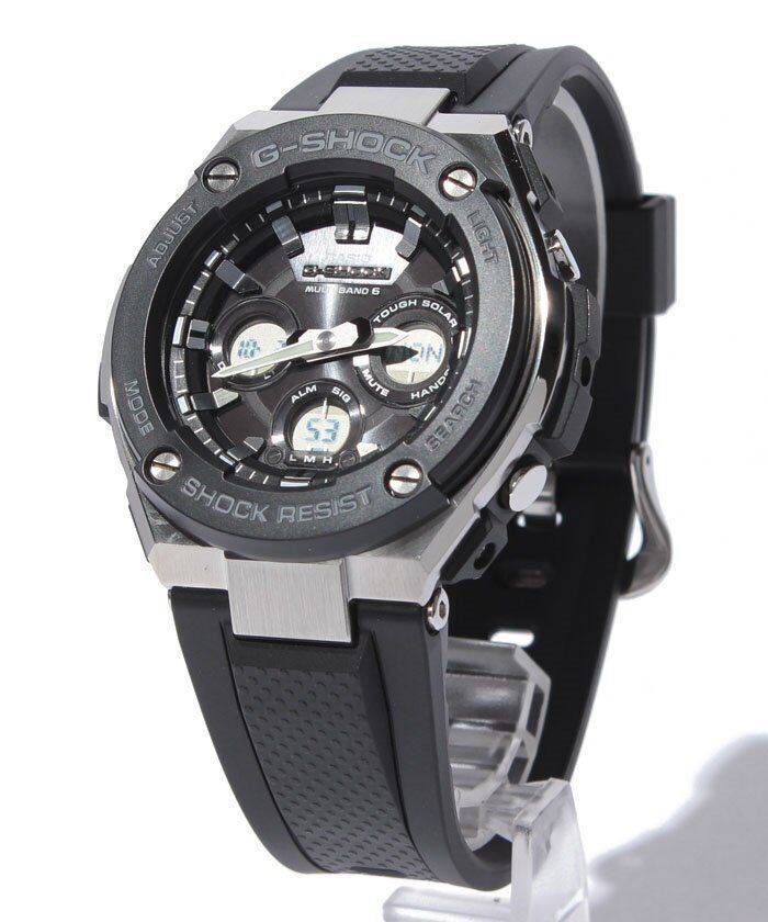 Casio G-SHOCK GST-W300-1AJF G Steel Solar Atomic Radio Men's Watch from  Japan