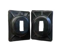 1930-54 Chrysler Desoto Plymouth Dodge Clutch Brake Pedal Draft Seal Pair