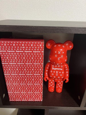 BEARBRICK 400 Authentic Supreme X Louis Vuitton Opened Box BEARBRICK 400 Authentic Supreme X Louis Vuitton Opened Box