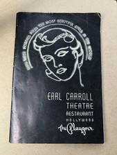 1940s Earl Carroll Theatre MOST BEAUTIFUL GIRLS IN THE WORLD Hollywood PLAYGOER