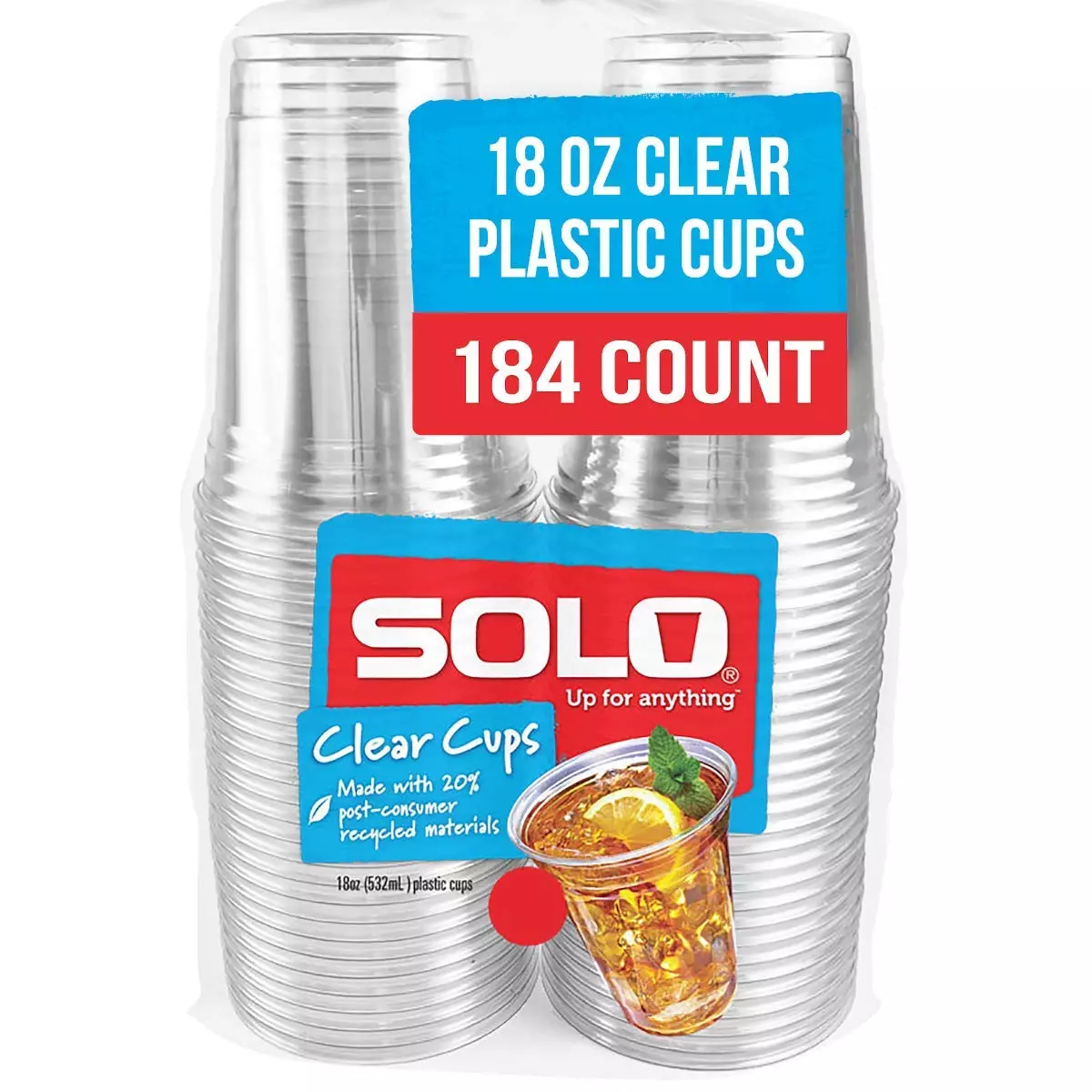 Solo Cups, Clear, 9 Ounce