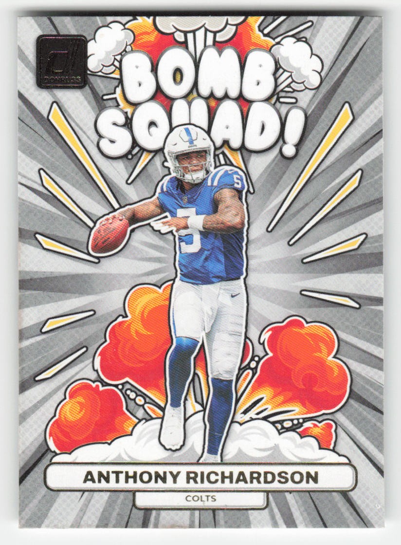Anthony Richardson 2023 Donruss Bomb Squad RC #BS-1