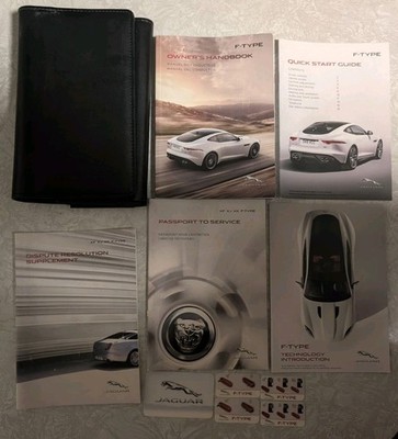 2015 Jaguar F-Type V6 V8 Coupe Convertible Owners Manual