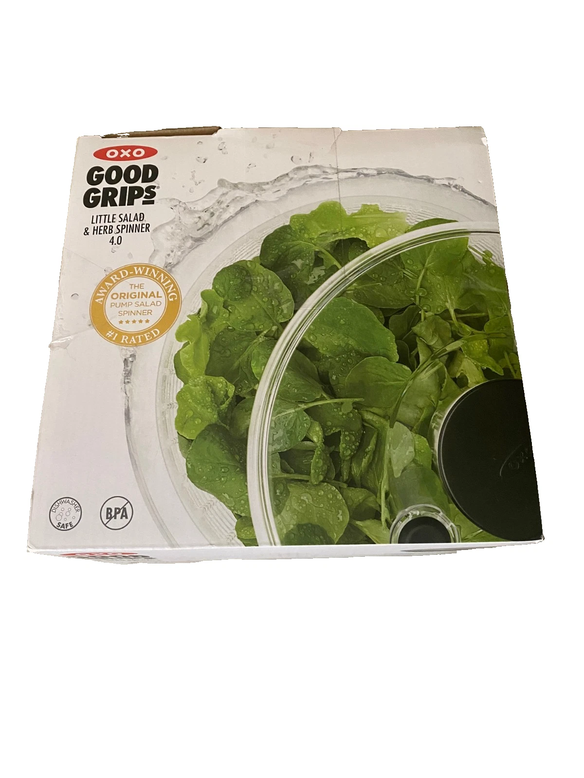 New OXO Good Grips Salad & Herb Spinner 4.0 The Original Pump Spinner