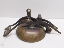 Vintage Brass Trolley Bell - St. Louis Car Co. Markings