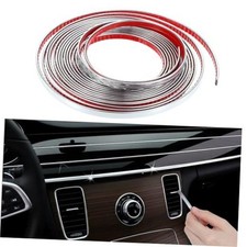 16Ft Chrome Car Trim Strip Self-Adhesive Chrome Tape Chromes Window Trim