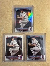 2025 Bowman Draft AJ Russell 1st Bowman Chrome Refractor , Chrome Base & Paper