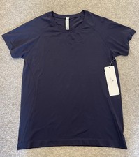 Women’s CRZ Yoga Short Sleeve Shirt Size 12 Blue BNWT Gym Training Workout Run