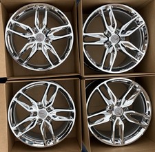 C7 Corvette Factory Stingray C7 Wheels Oem Rims 2014-2019 Chrome 20x10 19x8.5