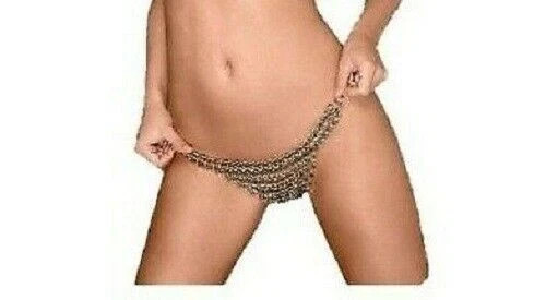 Kettenhemd kurzes Höschen Kleidung Wikinger Aluminium Kettenhemd Panty sexy - Bild 2 von 3