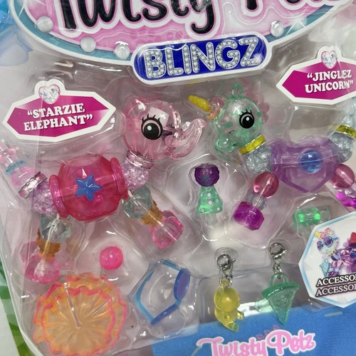 Kit Bracciale Twisty Petz Serie 4 Blingz-Starzie Elefante e Jinglez Unicorno - Foto 2 di 3