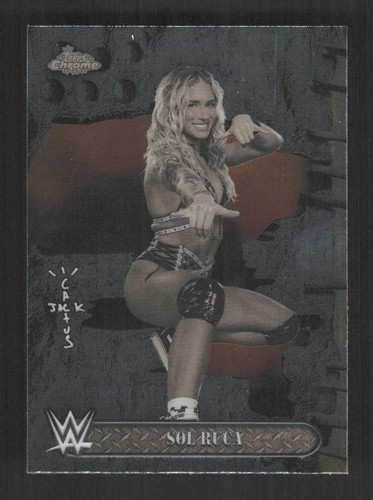 Sol Ruca 2025 Topps Chrome WWE x Cactus Jack #93