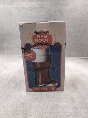 Home Essentials The Beer Den Das Boot Glass Clear  36 oz/1L New In Box
