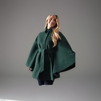 👉Wallis Womens❤️Teal Coat Belted Basic Jacket For Business And Formal Wear🌺