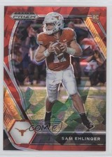 2021 Panini Prizm Draft Picks Red Ice Prizm Sam Ehlinger #131 0a3