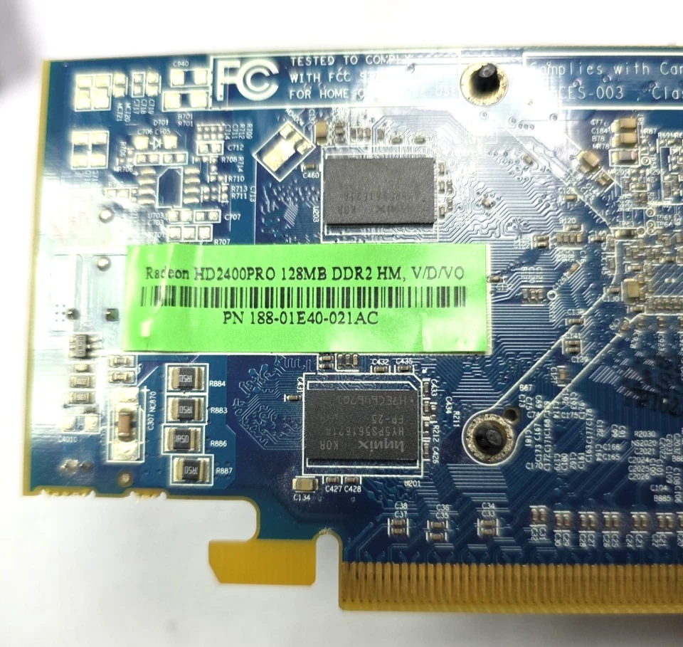 ACER ATI Radeon HD2400 Pro 128MB DDR2 PCI-e x16 0WX085 Video Graphics Card - Image 4 of 4