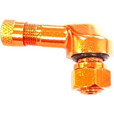 JMP 90° Winkelventil in Orange für Motorräder