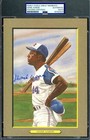 Hank Aaron PSA DNA Signed Perez Steele Great Moments Postcard Autograph