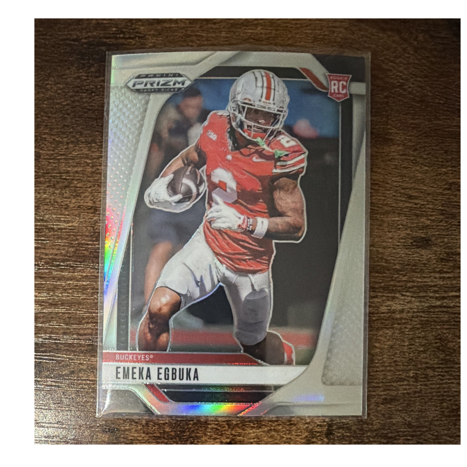 2025 Panini Silver Prizm Draft Picks Emeka Egbuka Ohio State RC #85