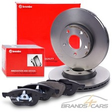 BREMBO COATED BREMSSCHEIBEN Ø278 BELÜFTET+BELÄGE VORNE FÜR VOLVO C30 BJ 06-12