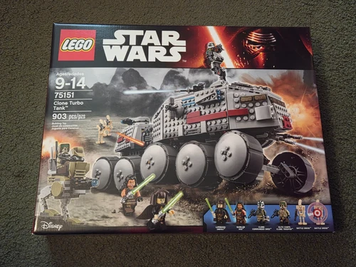 READ DESCRIP - Lego #75151 Star Wars Clone Turbo Tank Retired Set Sealed New