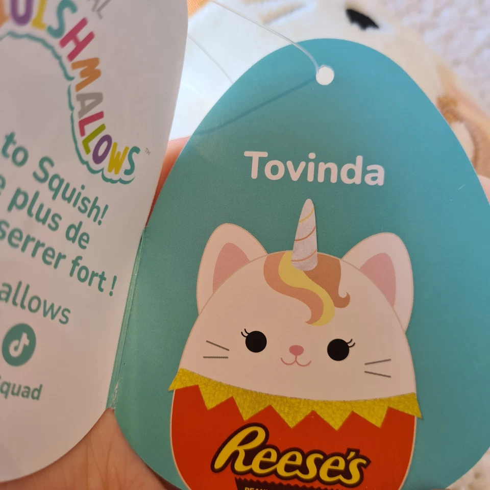 Squishmallows 5" inch Tovinda Reeses Caticorn Cat Plush - image 4 of 4
