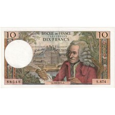 [#335970] France, 10 Francs, Voltaire, 1971-06-03, F.682, UNC